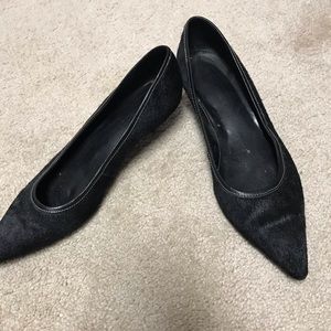9.5 Black Enzo Kitten Heels